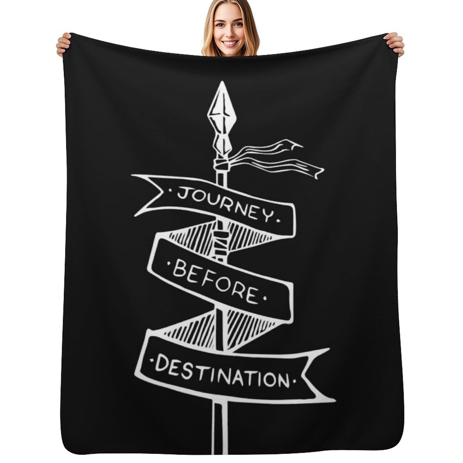 Fleece Sleep Bag - Perjalanan Sebelum Tujuan - Selimut Lempar