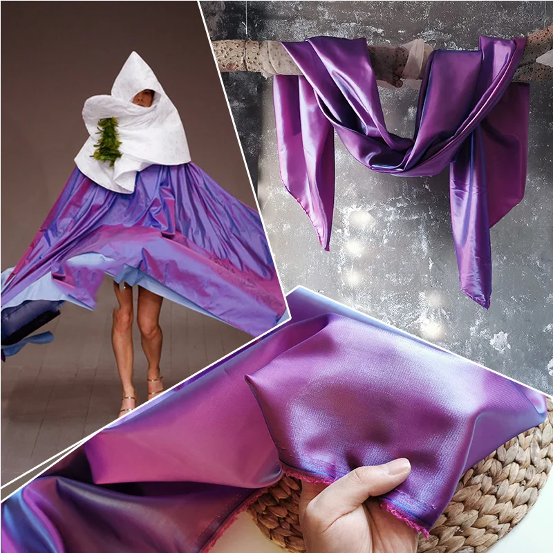 Baby Clothing Sewing - Kain Reflektif Gradien Meteran untuk Gaun