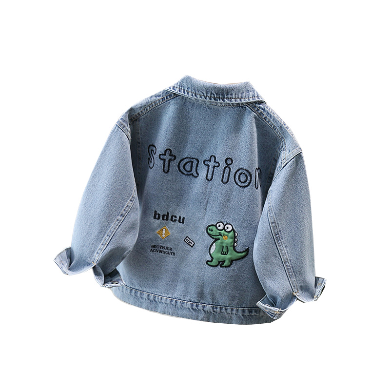 Baby Clothing Size - Jaket Denim Anak Bayi Gaya Lucu