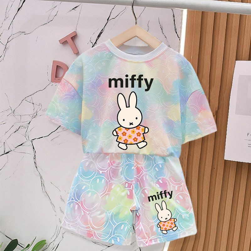 Baby Clothing In Summer - Set Pakaian Musim Panas Kelinci Miffy