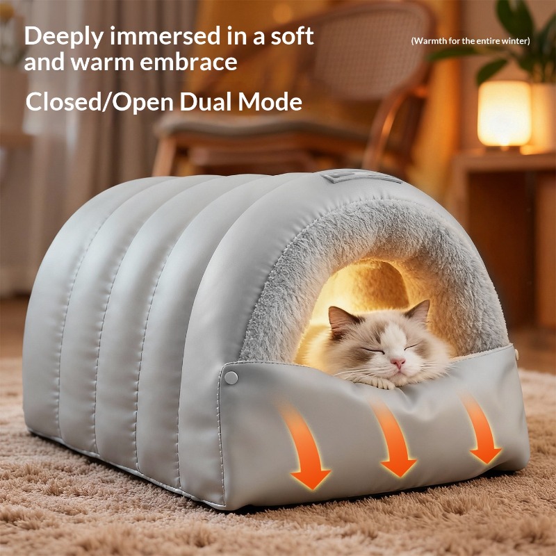 Tempat Tidur Kucing Semi Tertu - Fleece Sleep Bag ulasan dan harga