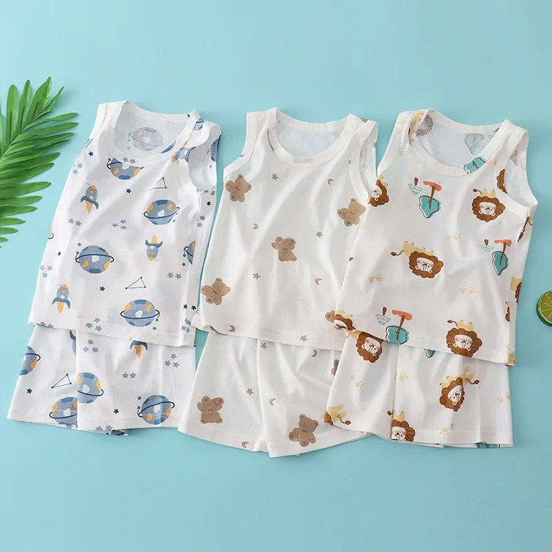 Setelan Rompi Katun Bambu Anak - Baby Clothing Dividers ulasan dan harga