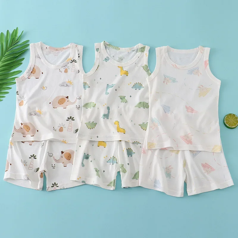 Setelan Rompi Katun Bambu Anak - Baby Clothing Dividers ulasan dan harga