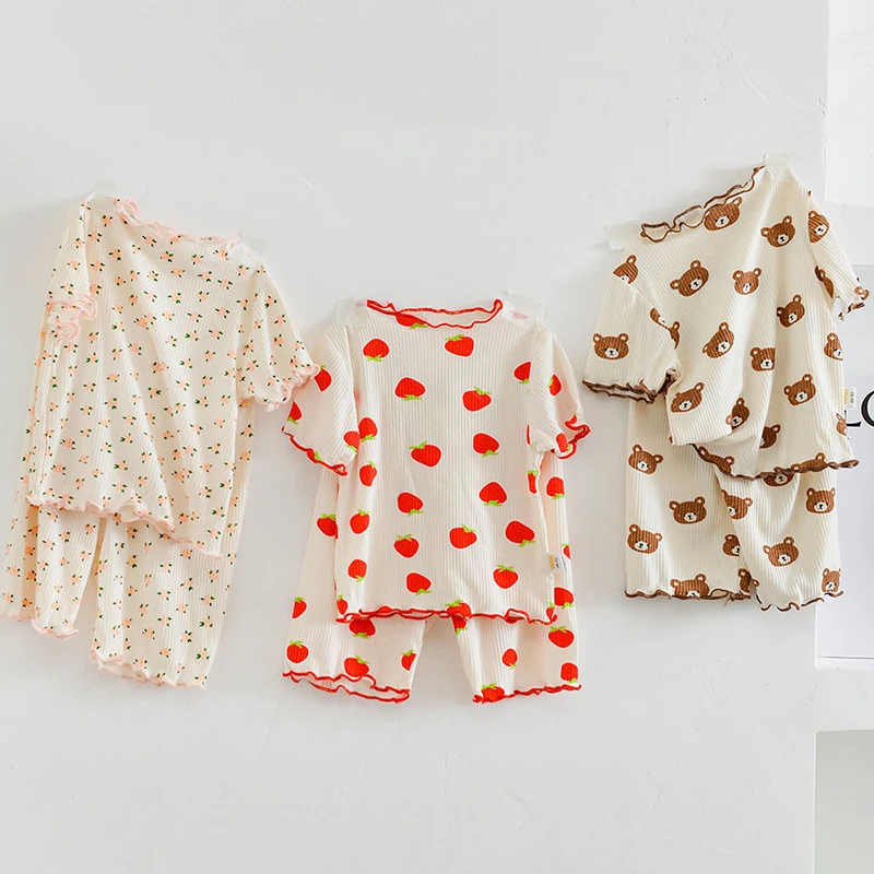 Set Piyama Kasual Kartun Katun - Baby Clothing Dividers ulasan dan harga