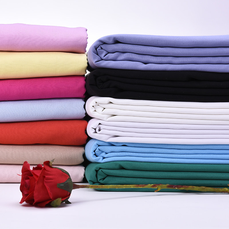 Kain Rayon Polos Tipis Per Met - Baby Clothing Sewing ulasan dan harga