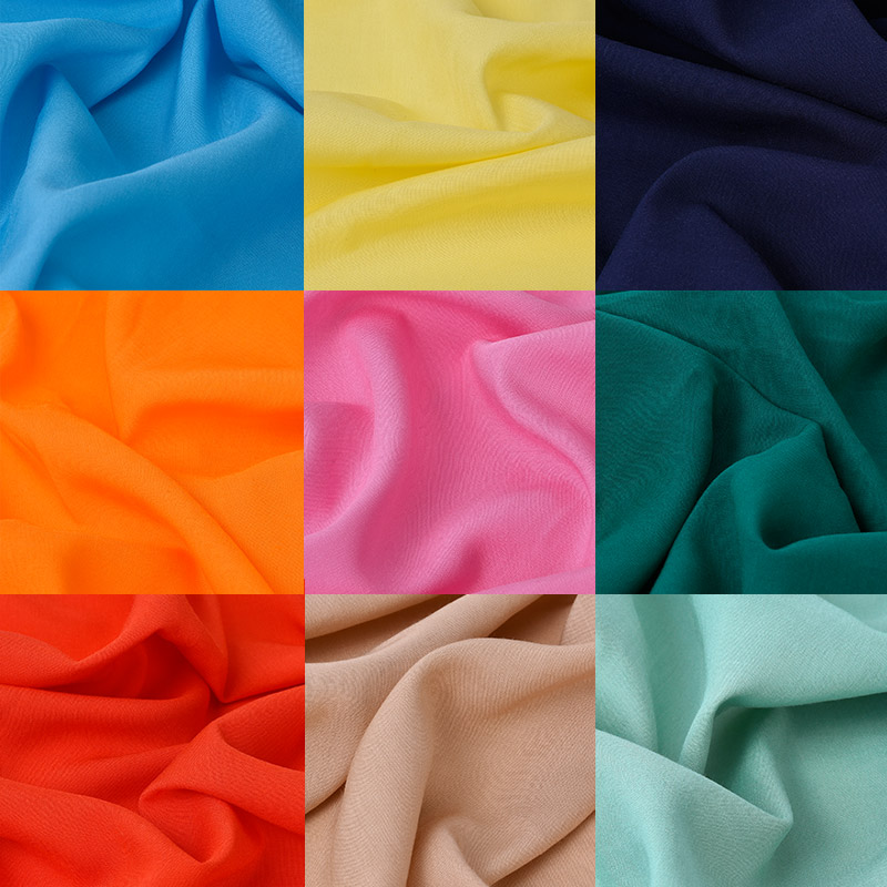 Kain Rayon Polos Tipis Per Met - Baby Clothing Sewing ulasan dan harga