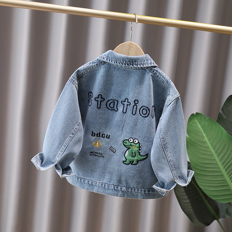 Jaket Denim Anak Bayi Gaya Luc - Baby Clothing Size ulasan dan harga