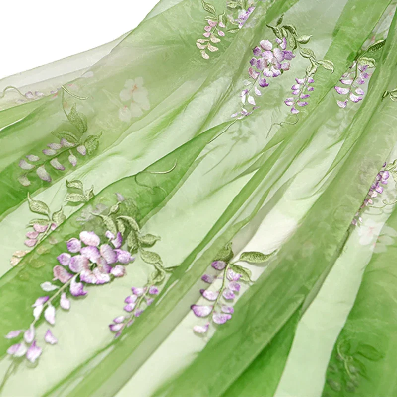 Kain bordir Wisteria DIY Hanfu - Baby Clothing In Summer ulasan dan harga
