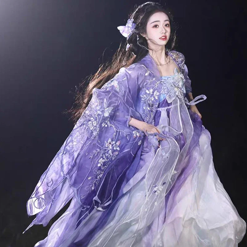 Kain bordir Wisteria DIY Hanfu - Baby Clothing In Summer ulasan dan harga